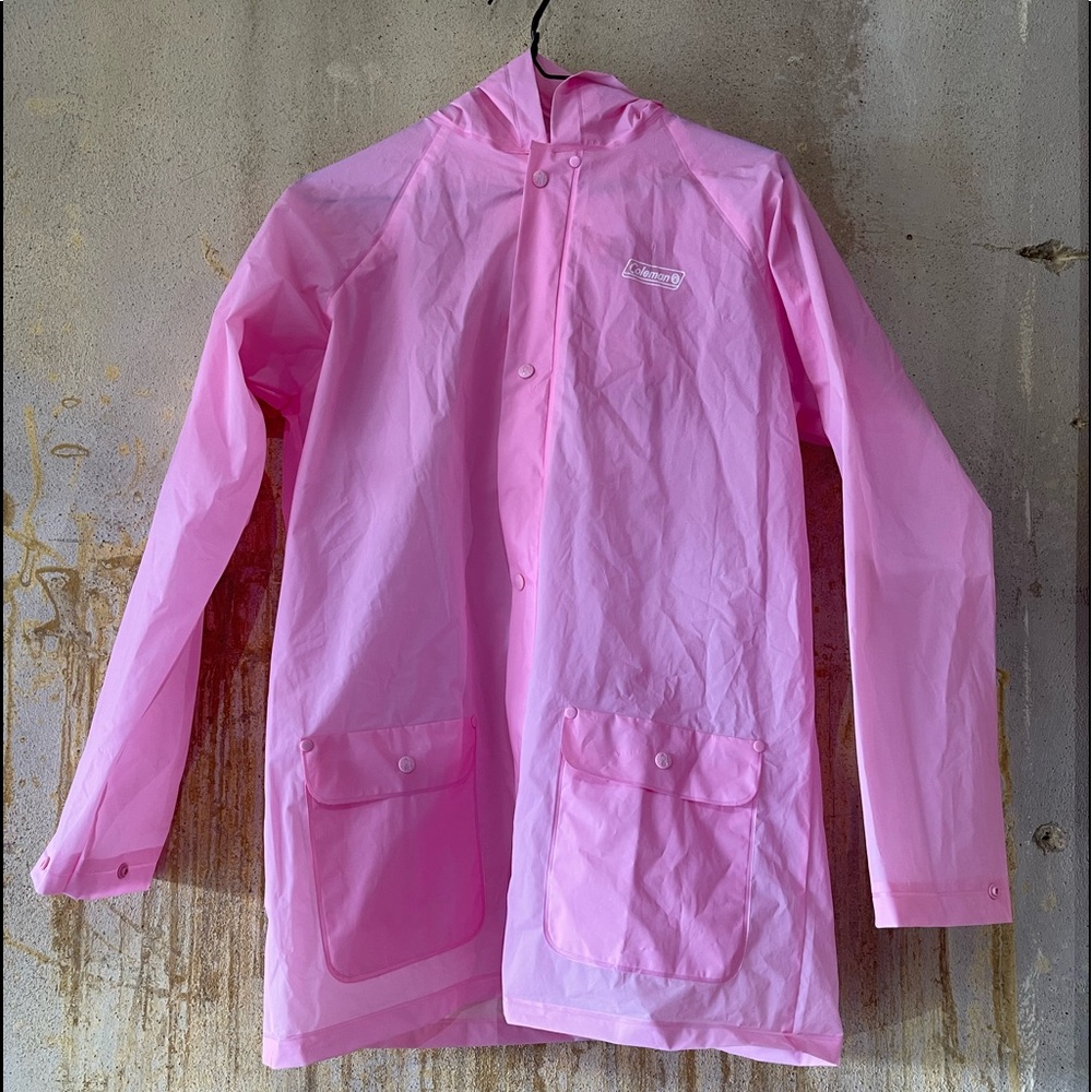 Pink Colman Hooded Windbreaker